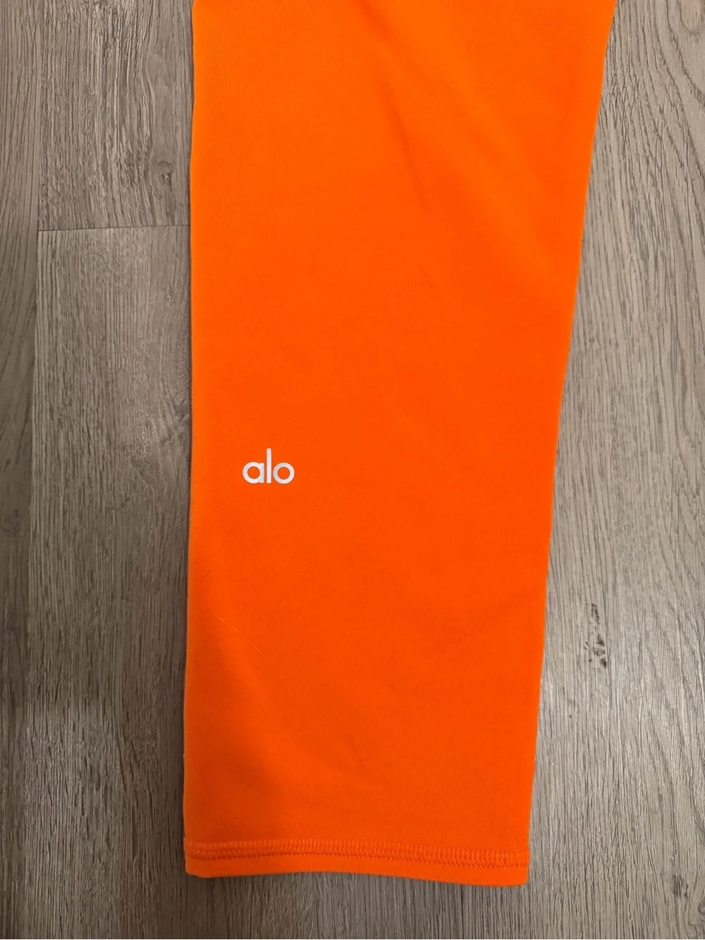 ALO Yoga Orange High-Visibility Leggings